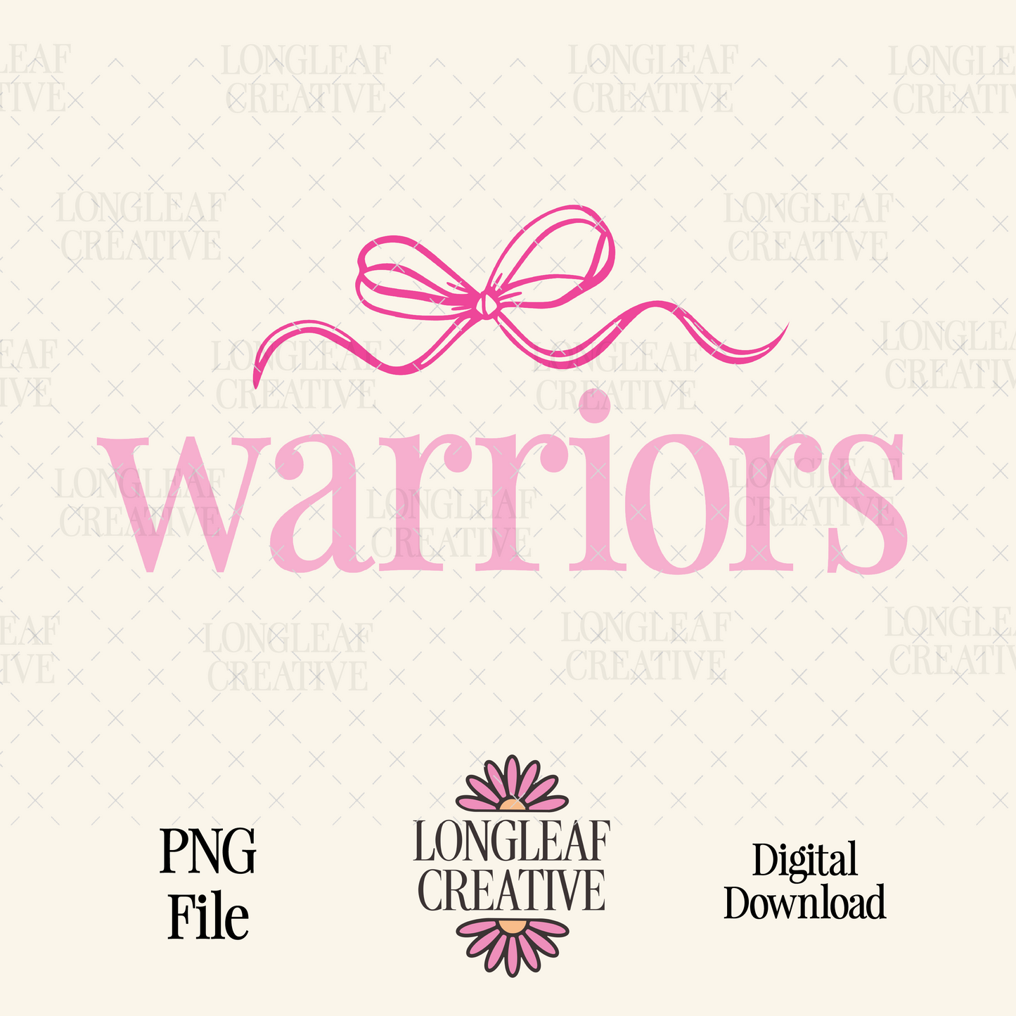Warriors Bow Mascot SVG Digital Download Design File