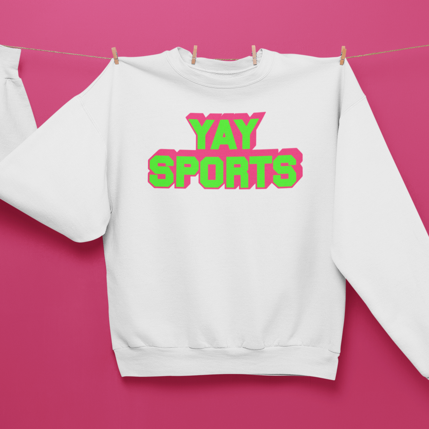 Yay Sports Sweatshirt Design File SVG