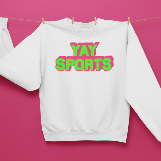 Yay Sports Sweatshirt Design File SVG