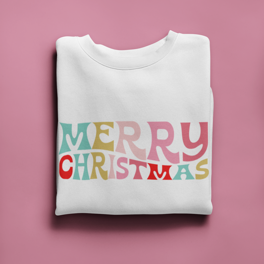 Merry Christmas Retro Holiday SVG Digital Download Design File