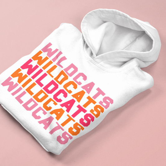 Wildcats Block Letter Mascot SVG Digital Download Design File