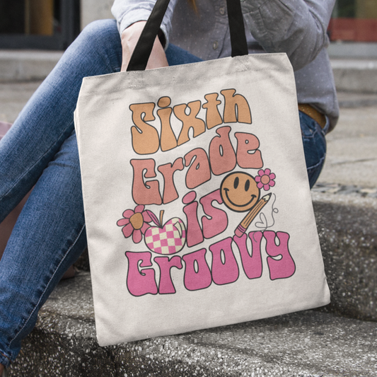 Sixth Grade is Groovy PNG Digital Download Design File