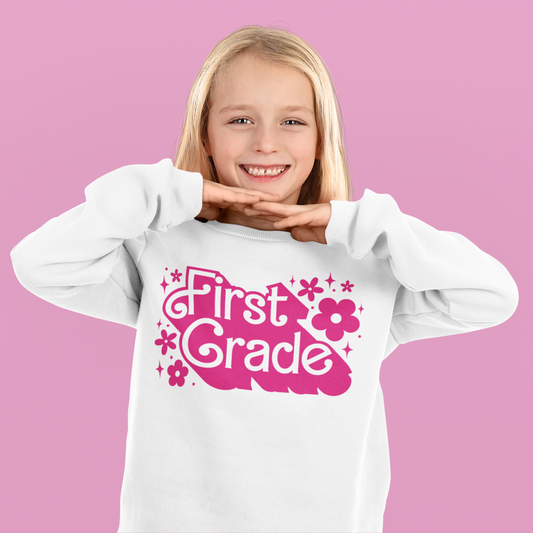 First Grade Barbie SVG Digital Download Design File