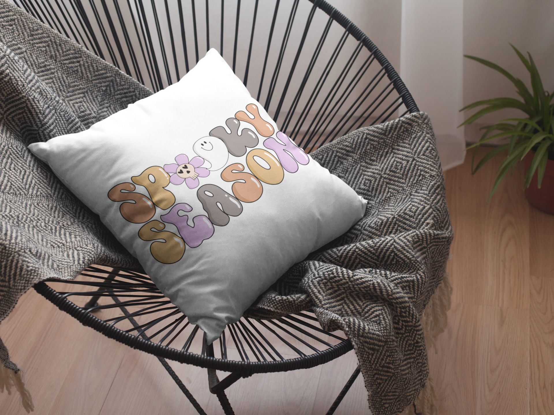 Spooky Season  Pillow Sublimation SVG