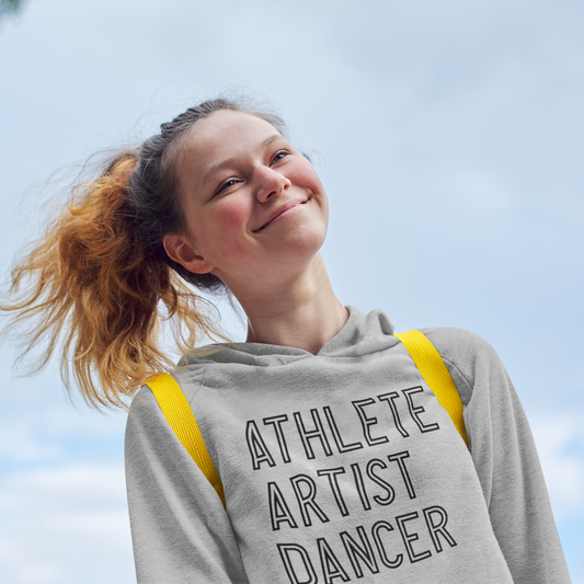 Athlete Artist Dancer Hoodie SVG Vinyl Sublimation Design