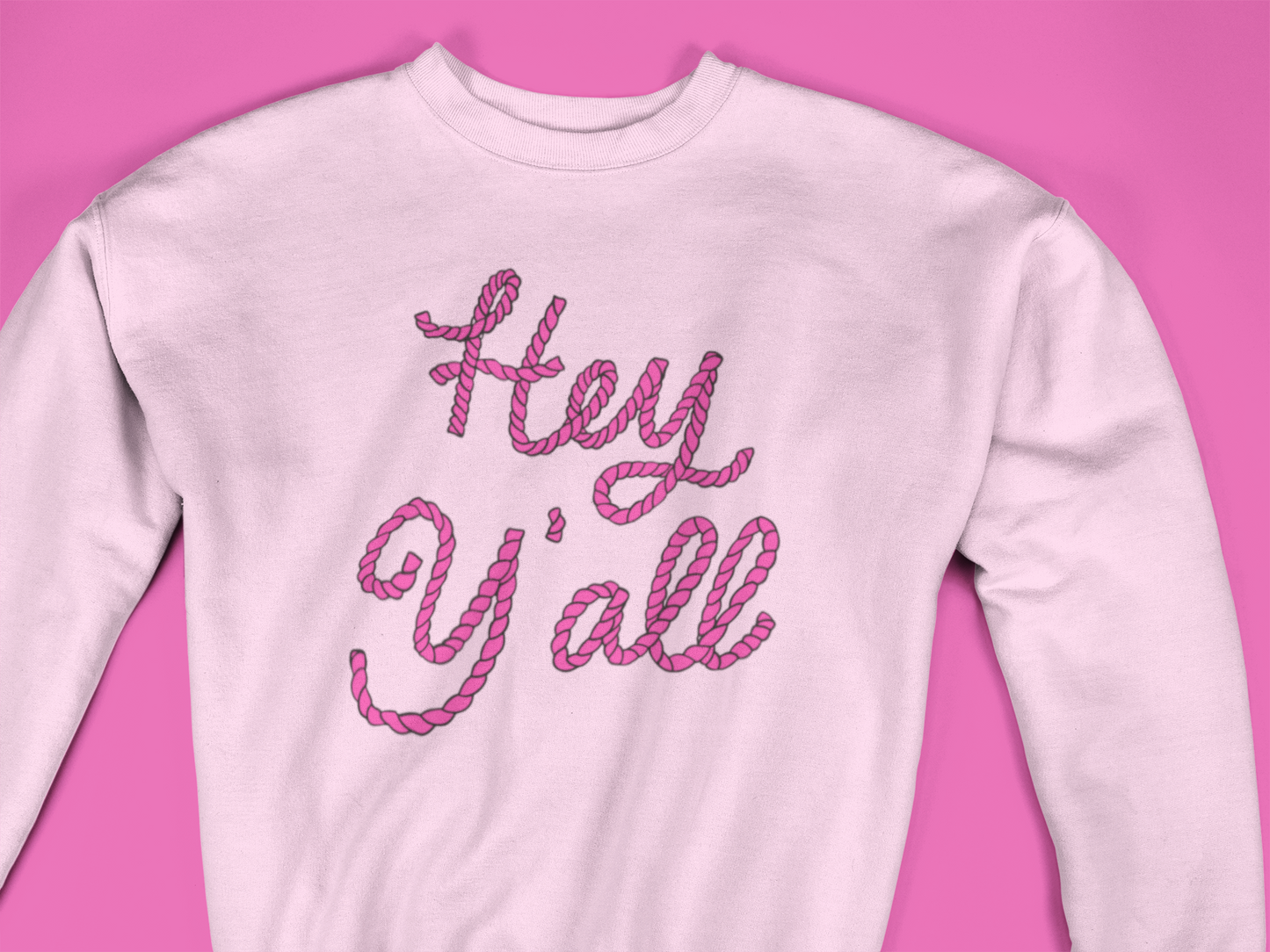 Hey Y'all Western Rope SVG Digital Download Design File