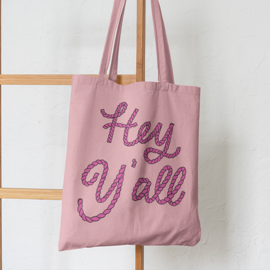 Hey Y'all Western Rope SVG Digital Download Design File