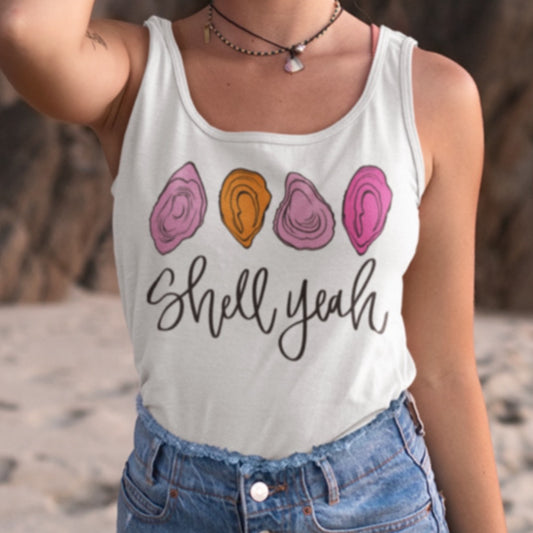 Shell Yeah Oyster Shell SVG Digital Download Design File