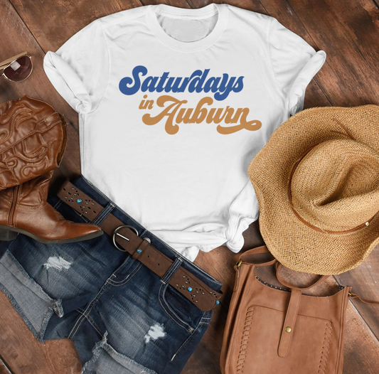 Saturdays in Auburn Graphic Tee