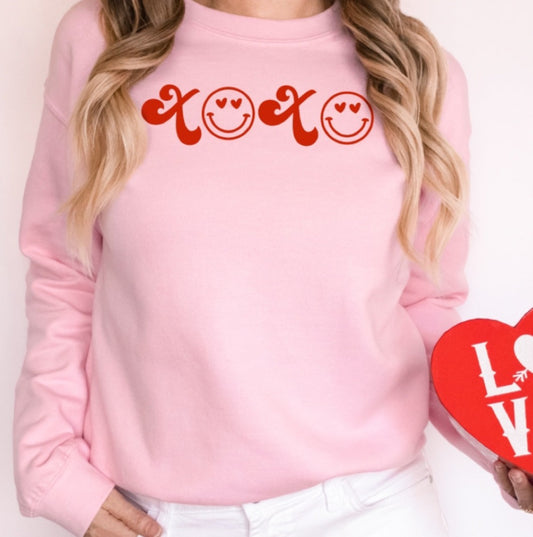 XOXO Happy Face Digital Download Design File