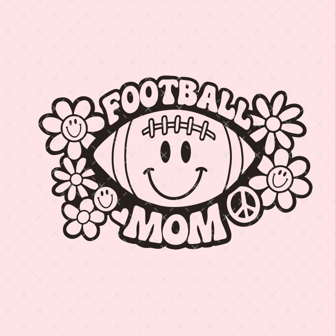 Football Mom Digital Download Design File