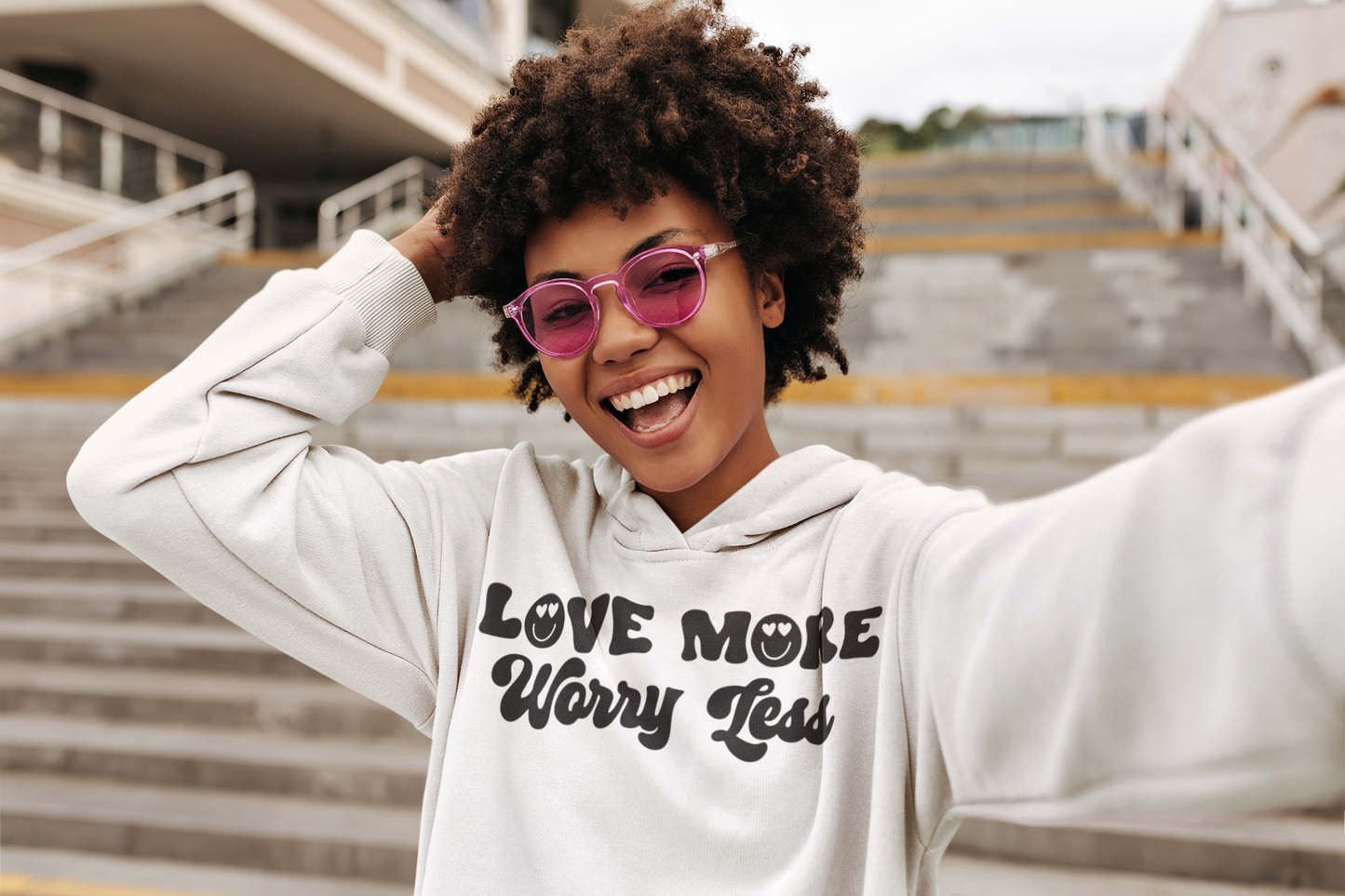 Love More Worry Less Digital Download Design File